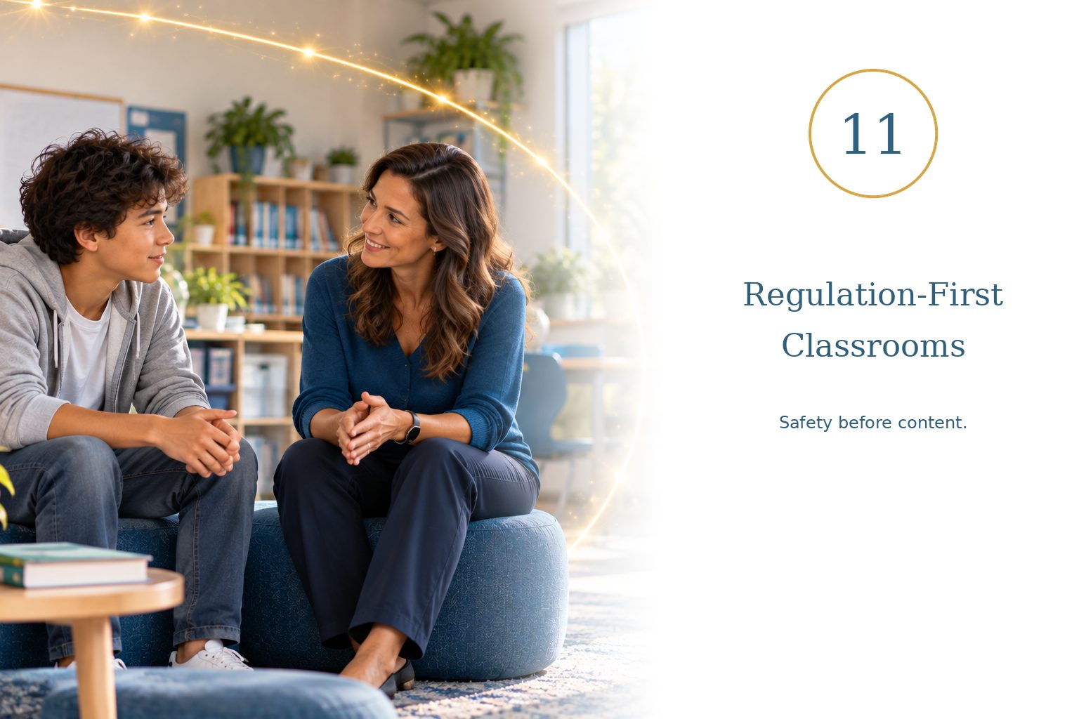 Regulation-First Classrooms — safety before content.