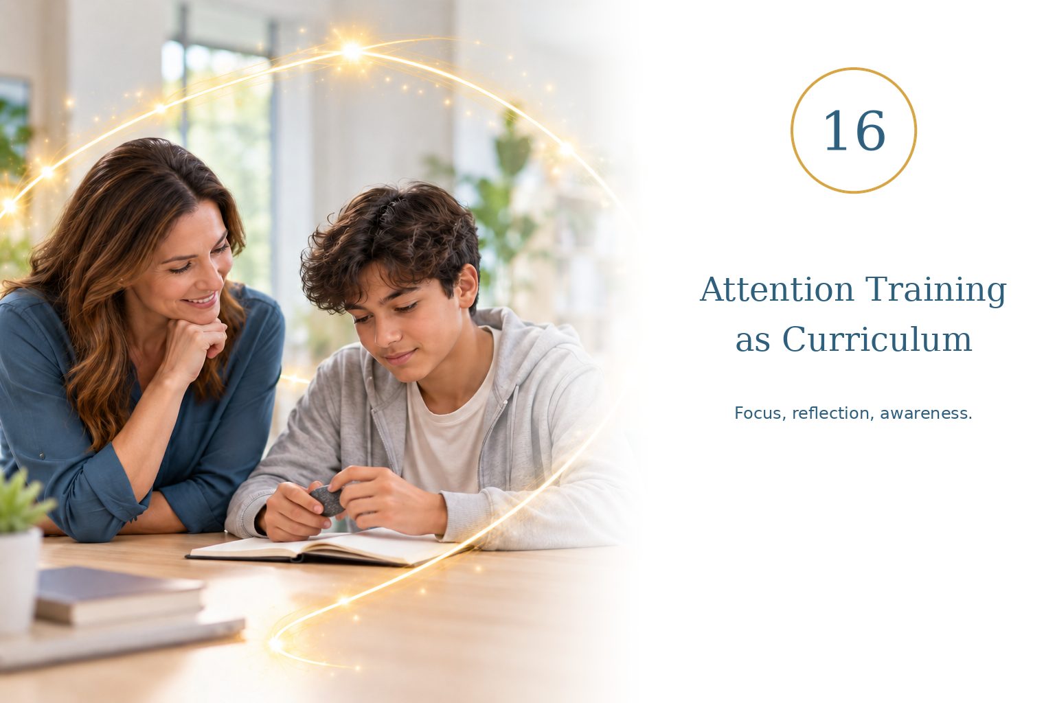 Attention Training as Curriculum — focus, reflection, awareness.