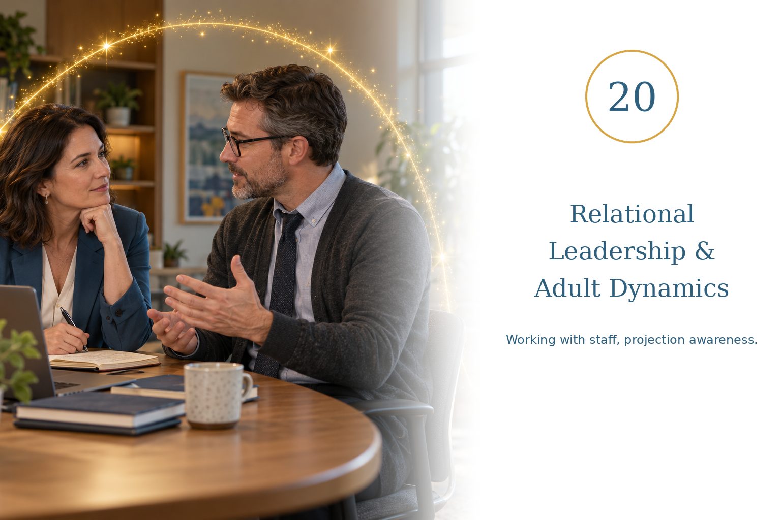Relational Leadership and Adult Dynamics — Working with staff, projection awareness.