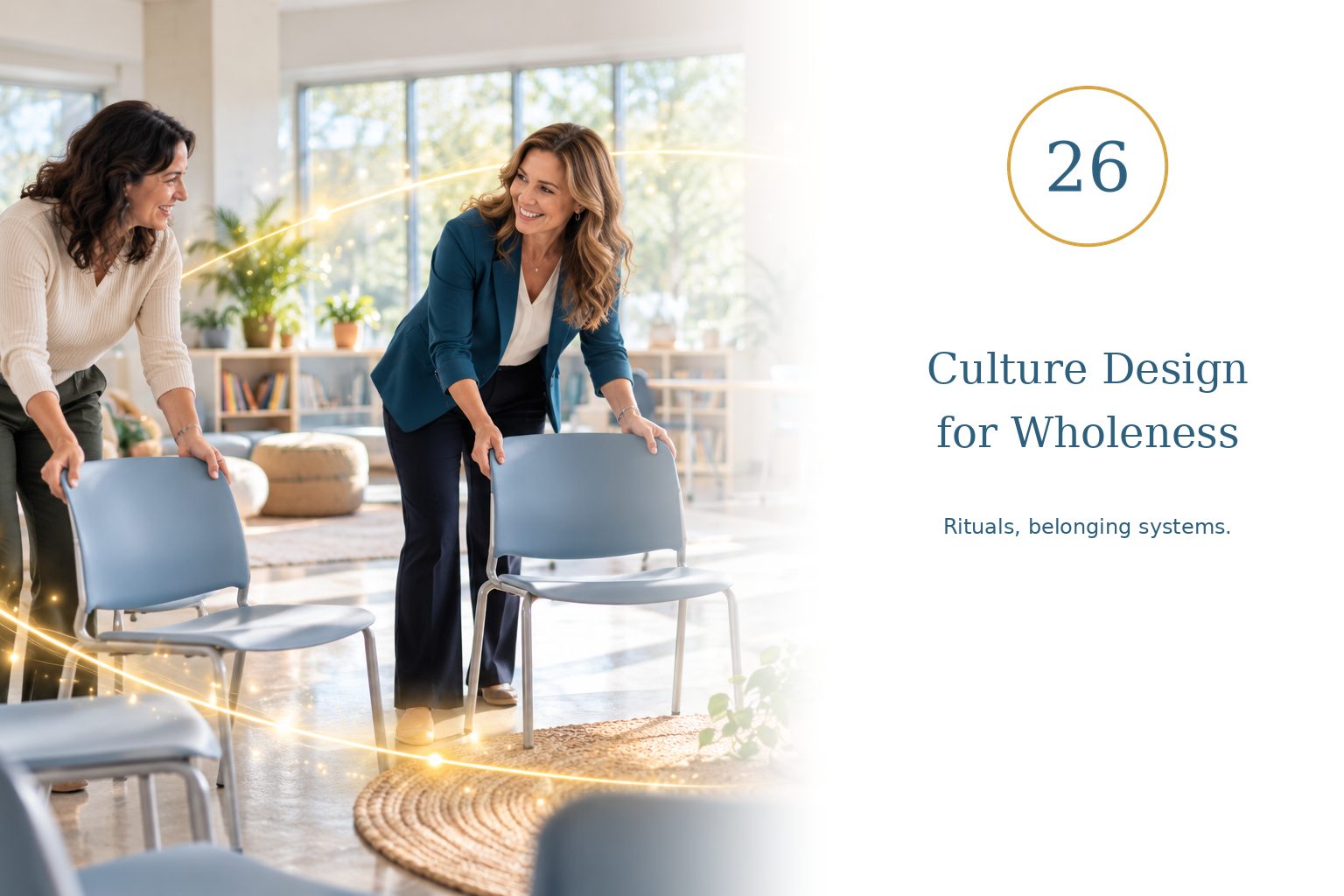 Culture Design for Wholeness — Rituals, belonging systems.