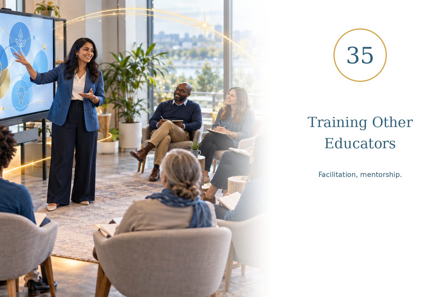 Training Other Teachers — Facilitation, mentorship.