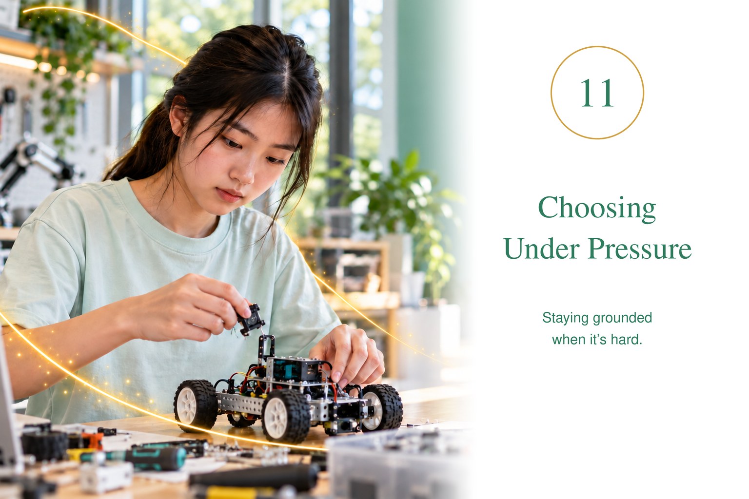 Choosing Under Pressure — real choices, real stakes.