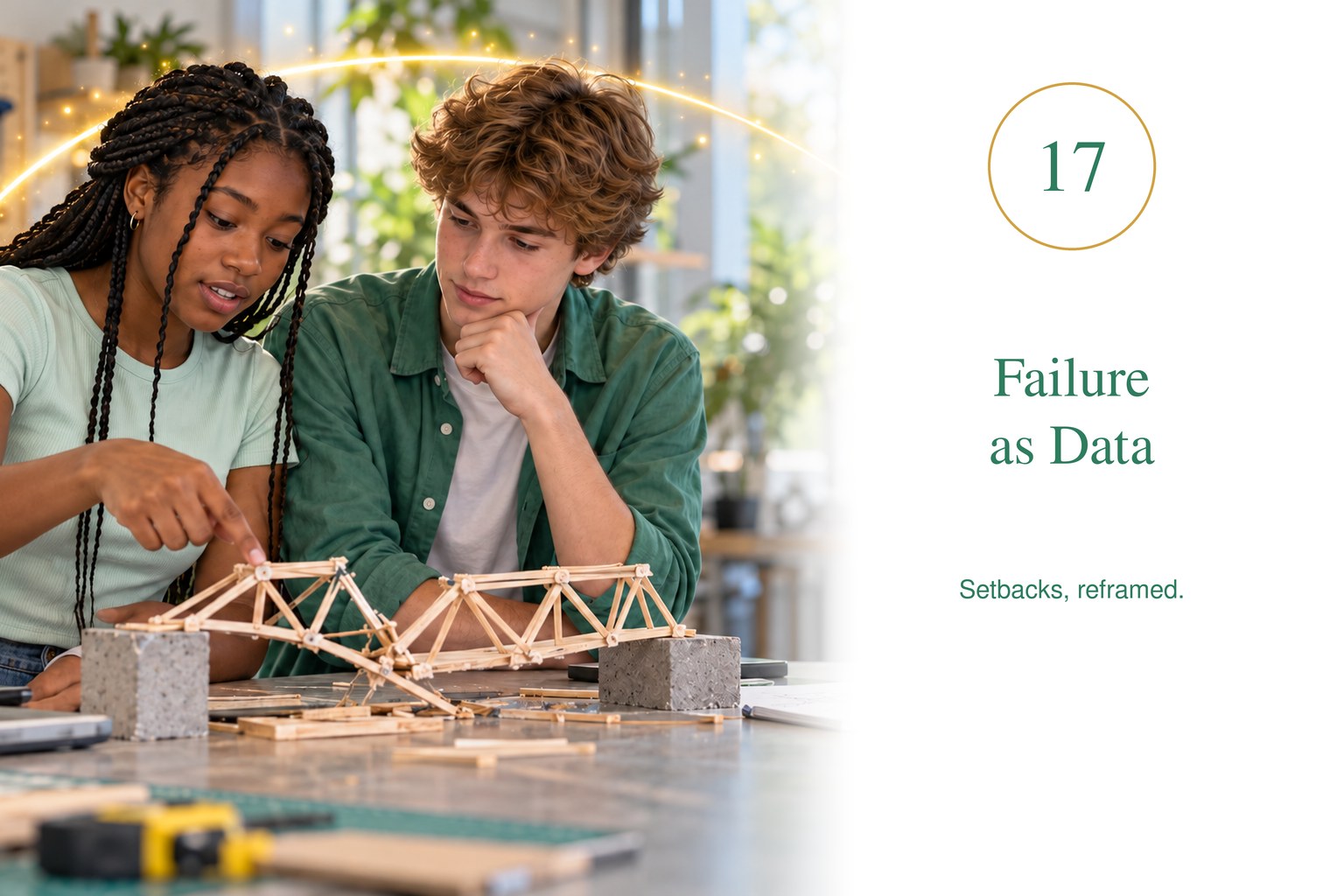 Failure as Data — setbacks, reframed.