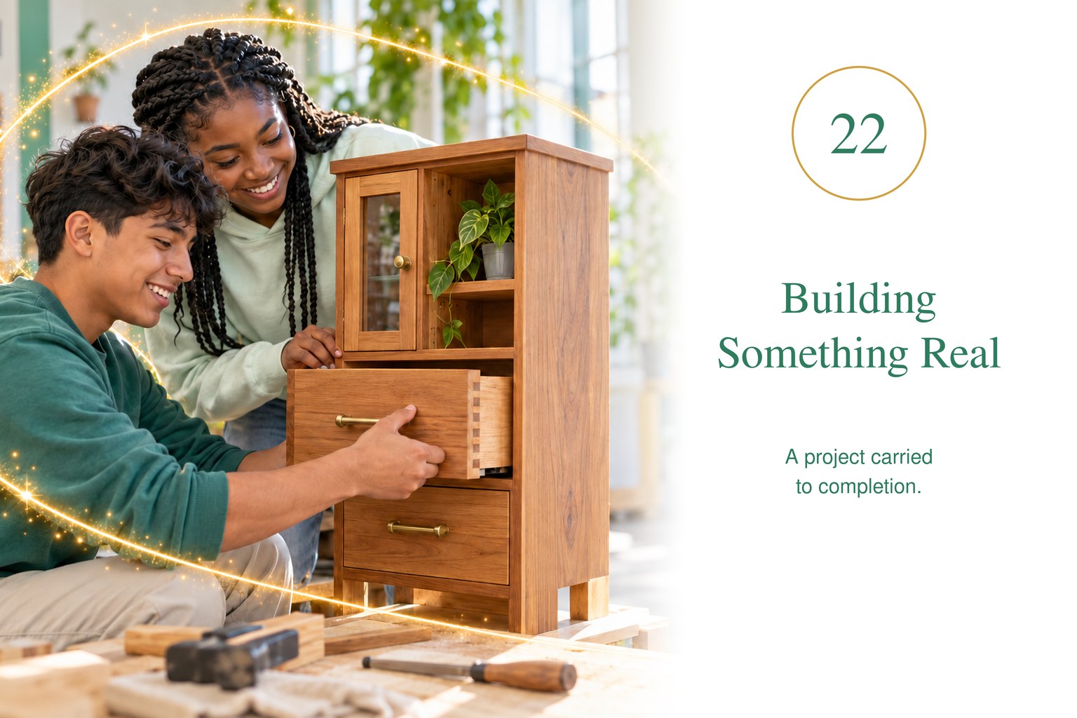 Building Something Real — a project carried to completion.