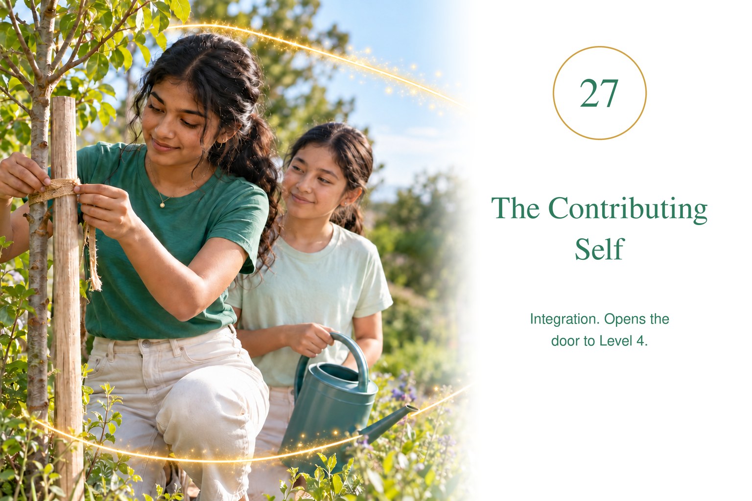 The Contributing Self — integration. Opens the door to Level 4.