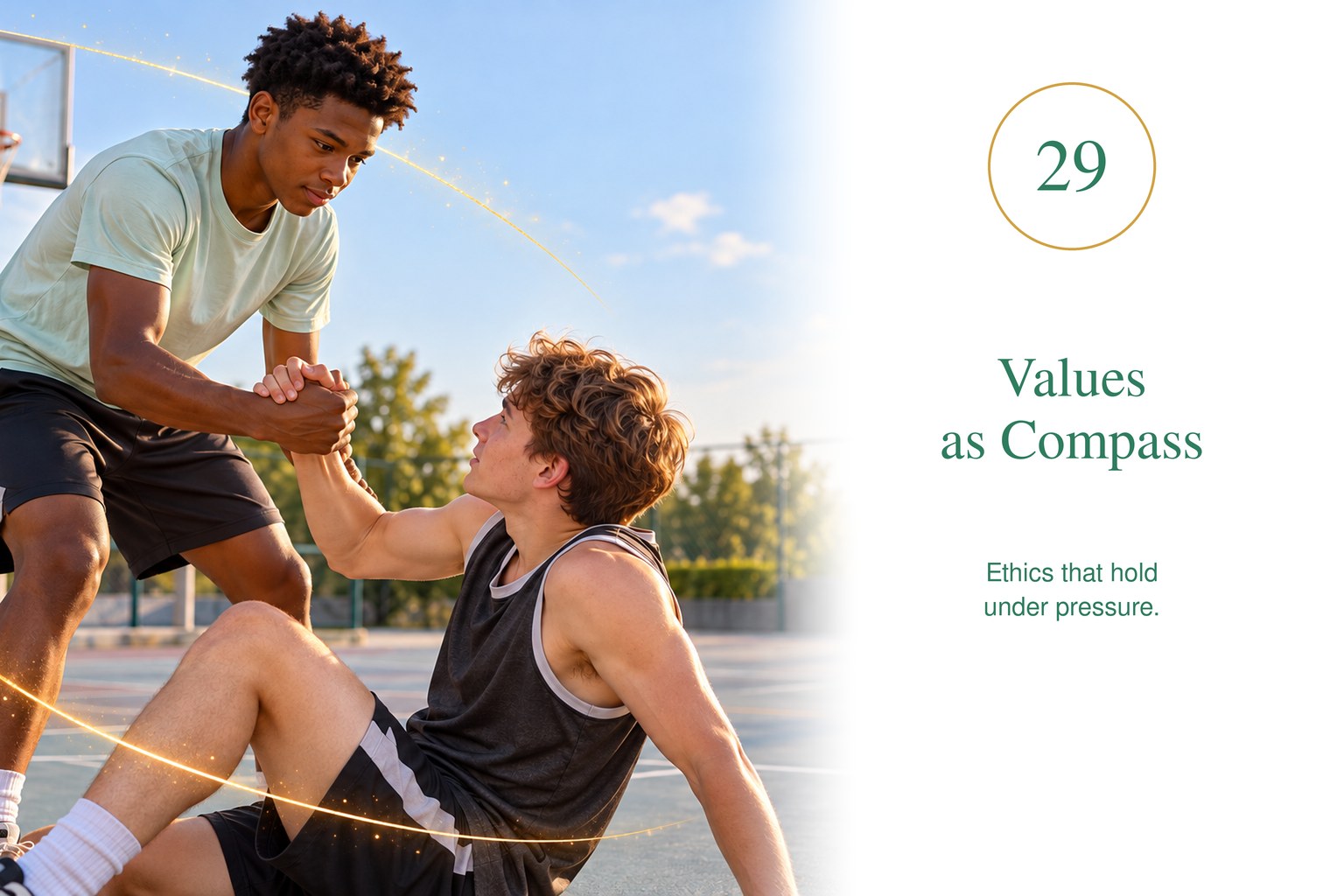 Values as Compass — Ethics that hold under pressure.