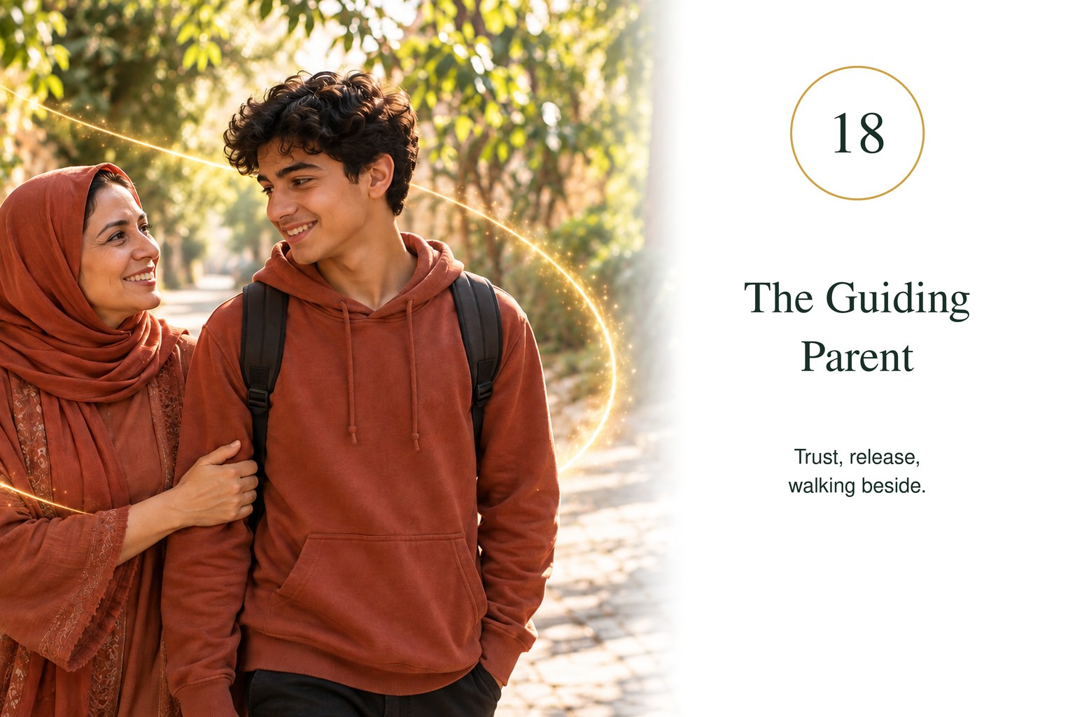 The Guiding Parent — trust, release, walking beside.
